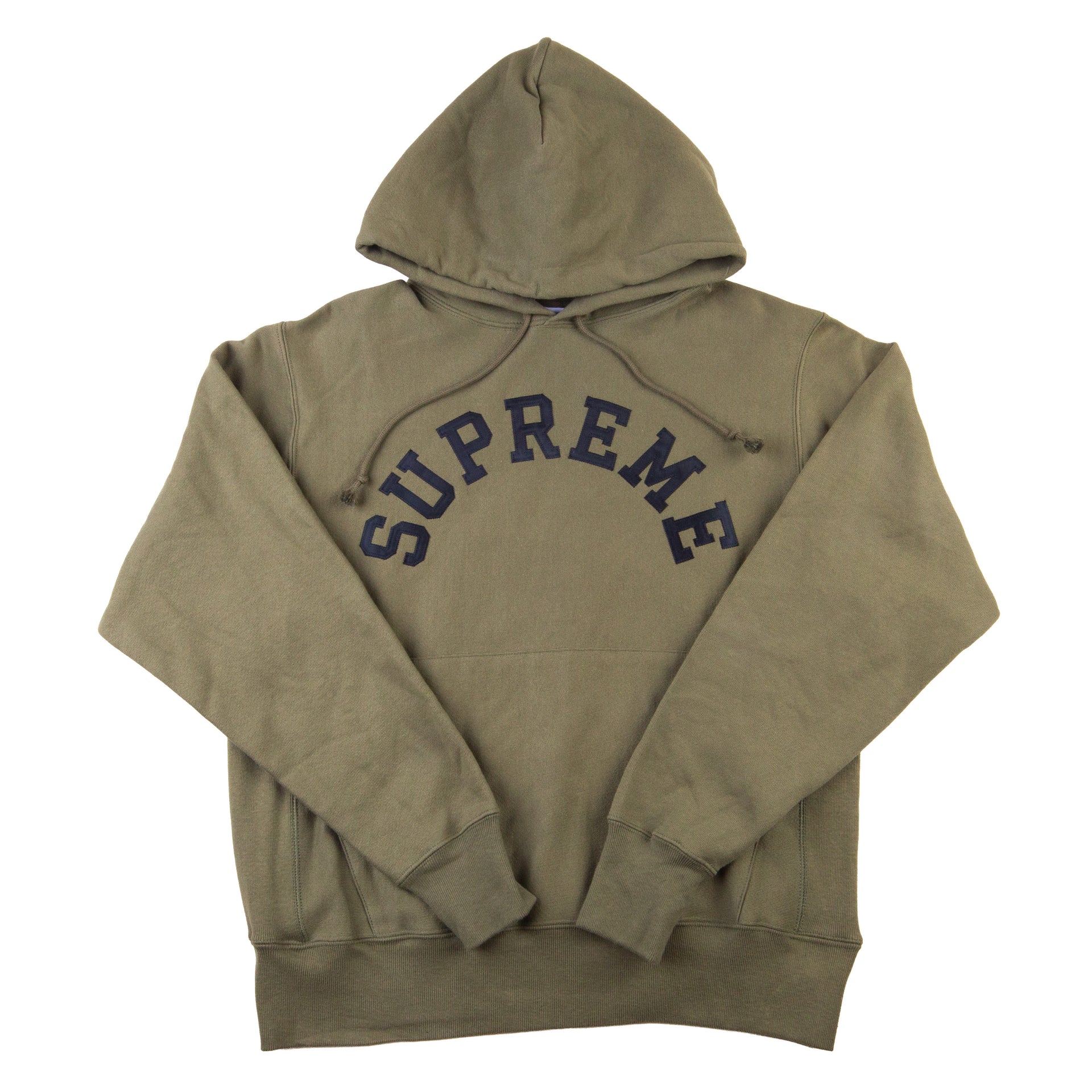 Supreme Olive Champion Arc Logo Hoodie PRE-OWNED