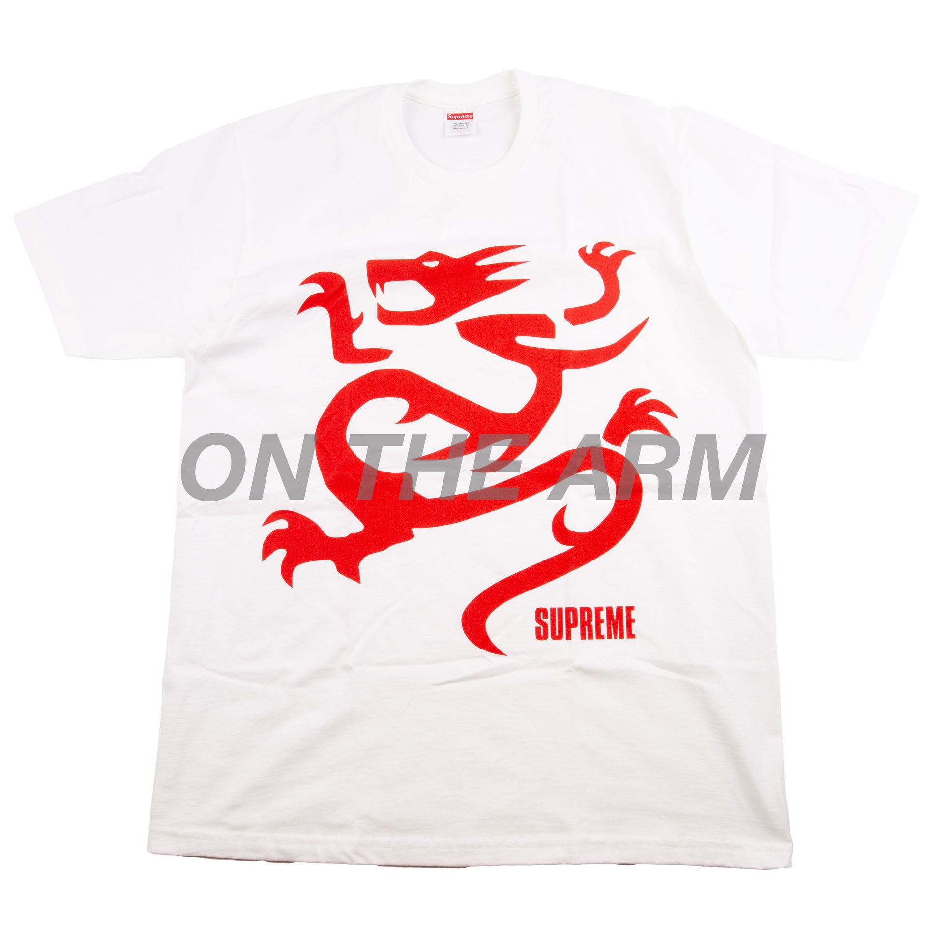 Supreme White Mobb Deep Dragon Tee