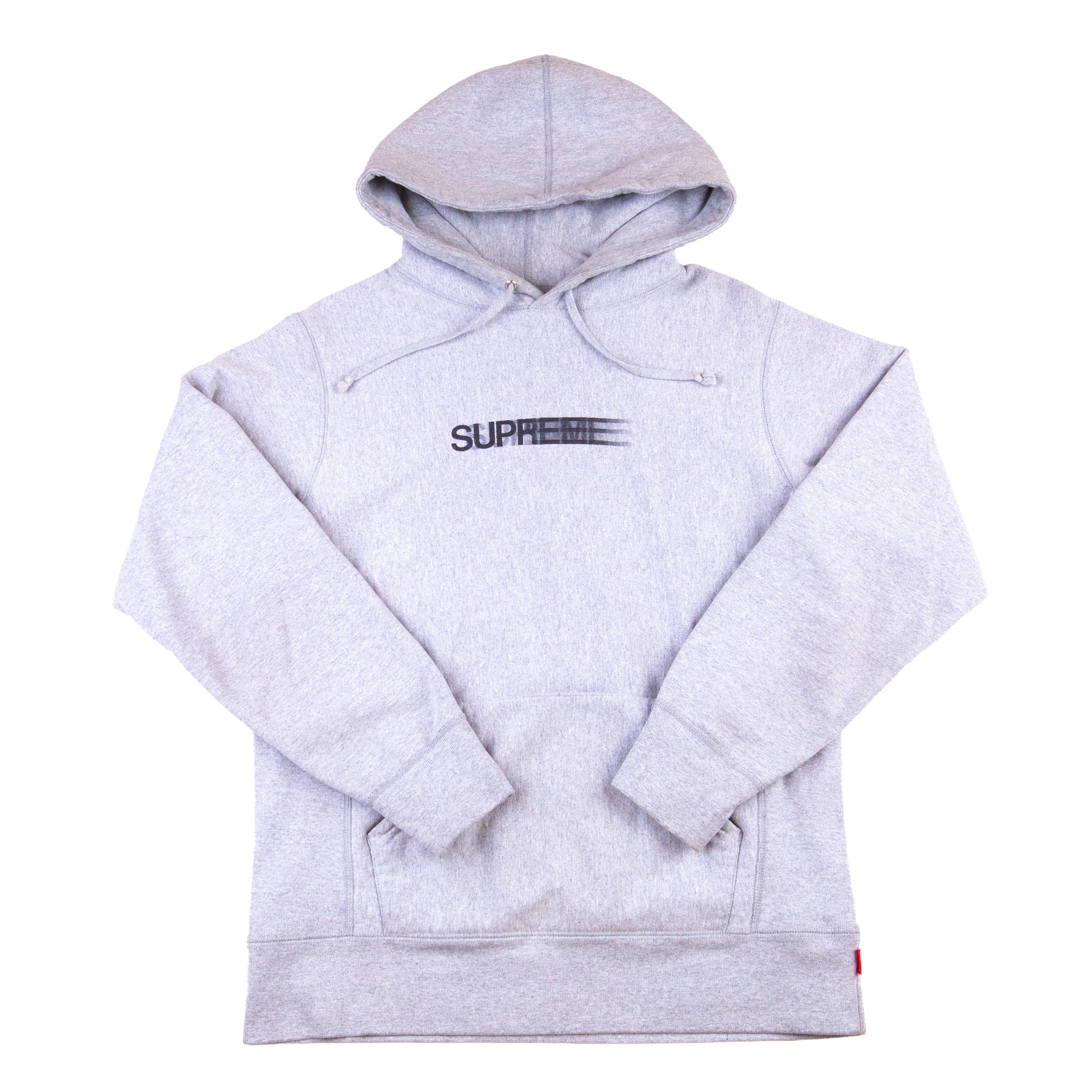 Supreme Grey Motion Logo Hoodie PRE-OWNED