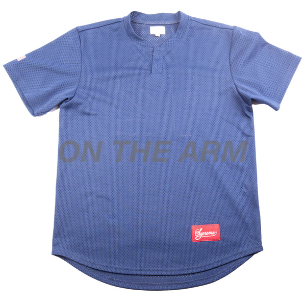 Supreme Navy Baseball Henley PRE-OWNED