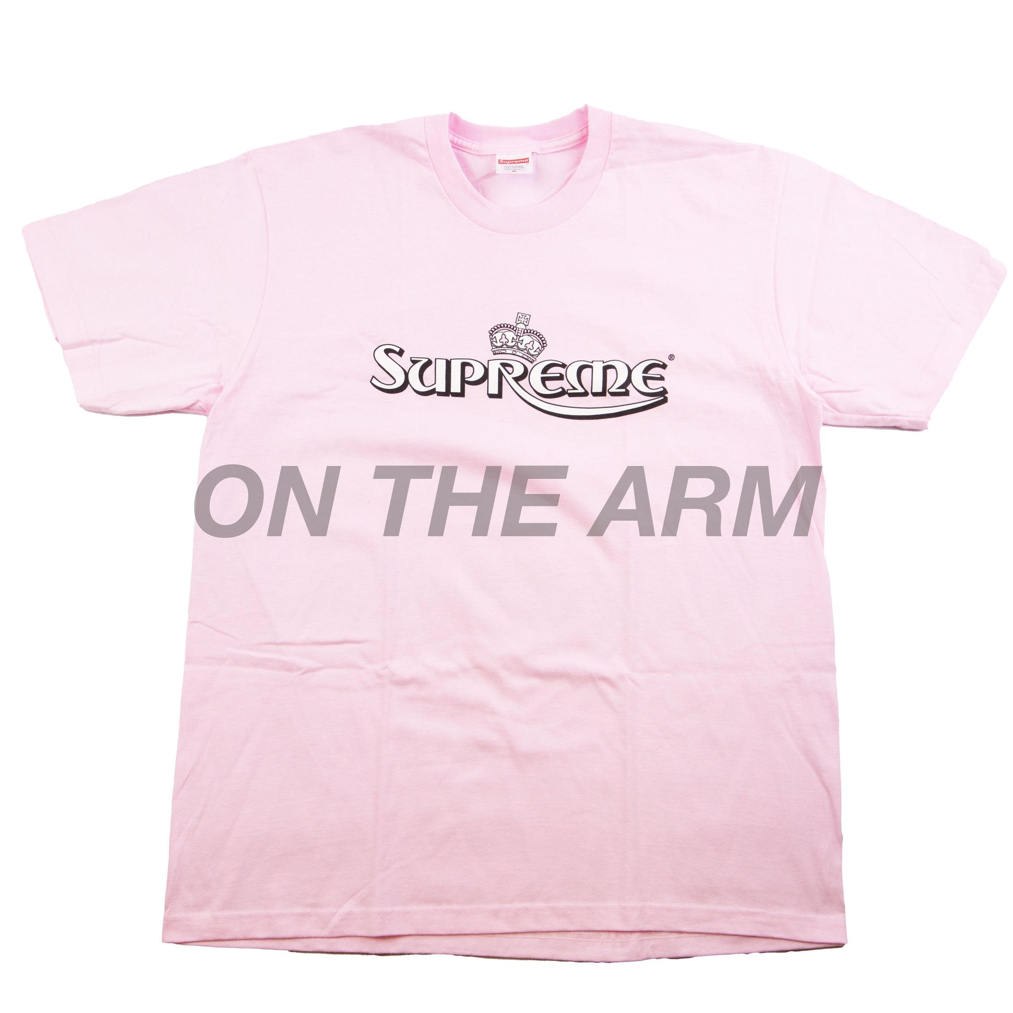 Supreme Pink Crown Tee – On The Arm