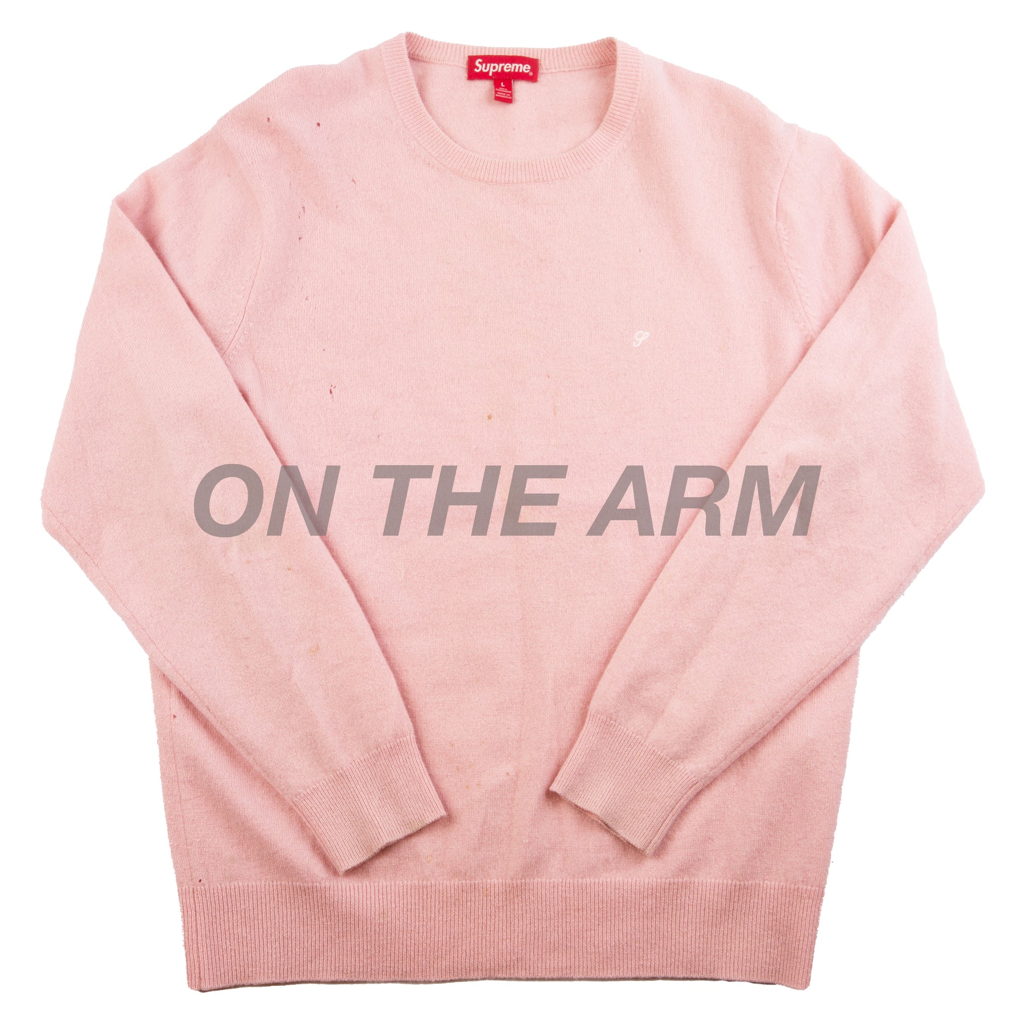 Supreme Pink Cashmere Knit PRE-OWNED