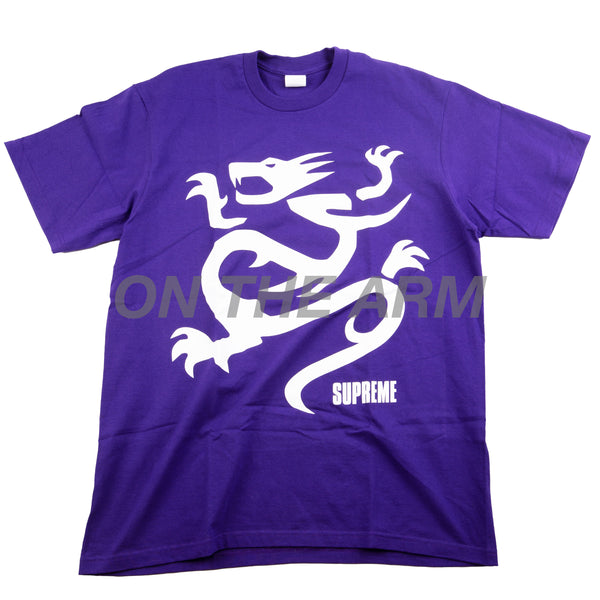 Supreme Purple Mobb Deep Dragon Tee – On The Arm