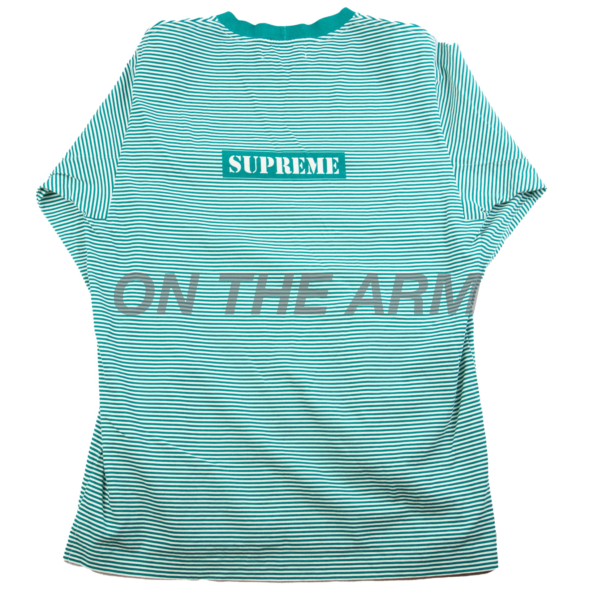 Supreme Teal Stone Island Striped L/S PRE-OWNED