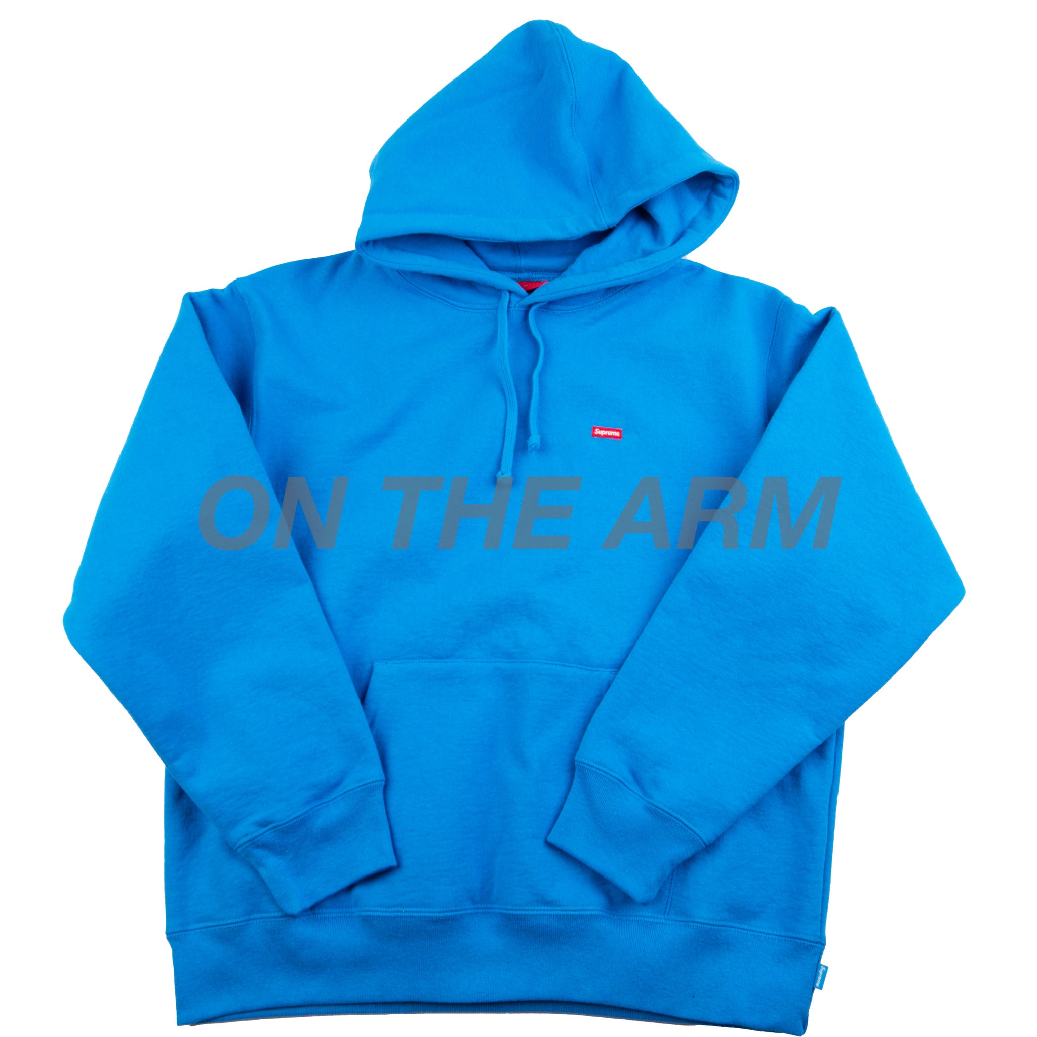 Supreme Bright Blue Small Box Logo Hoodie