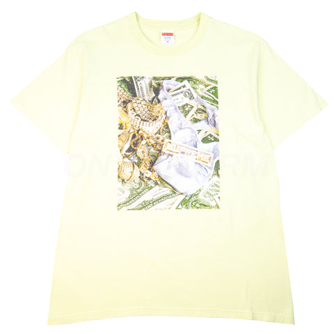 Supreme Pale Mint Bling Tee PRE-OWNED