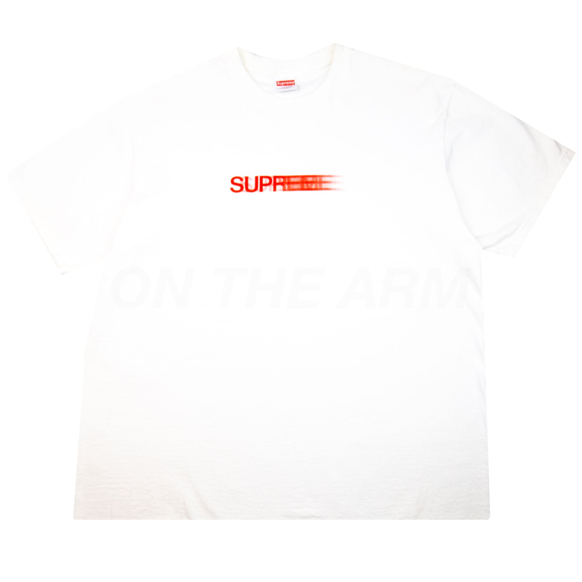 Supreme White Motion Logo Tee PRE-OWNED