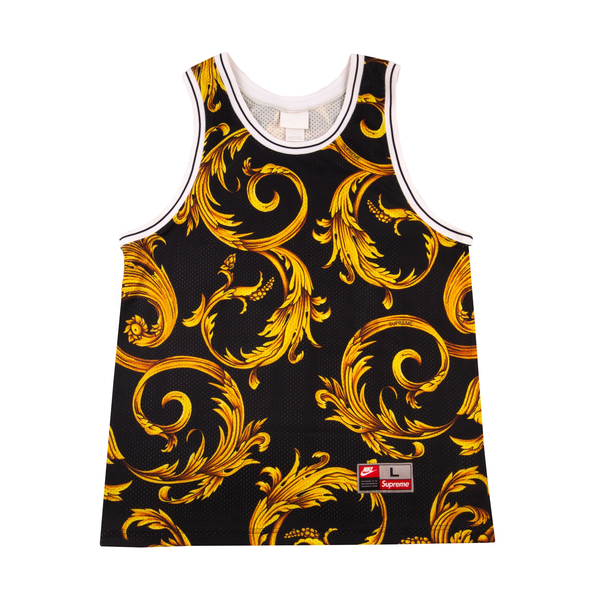 Supreme Black Nike Foamposite Jersey (2014) PRE-OWNED