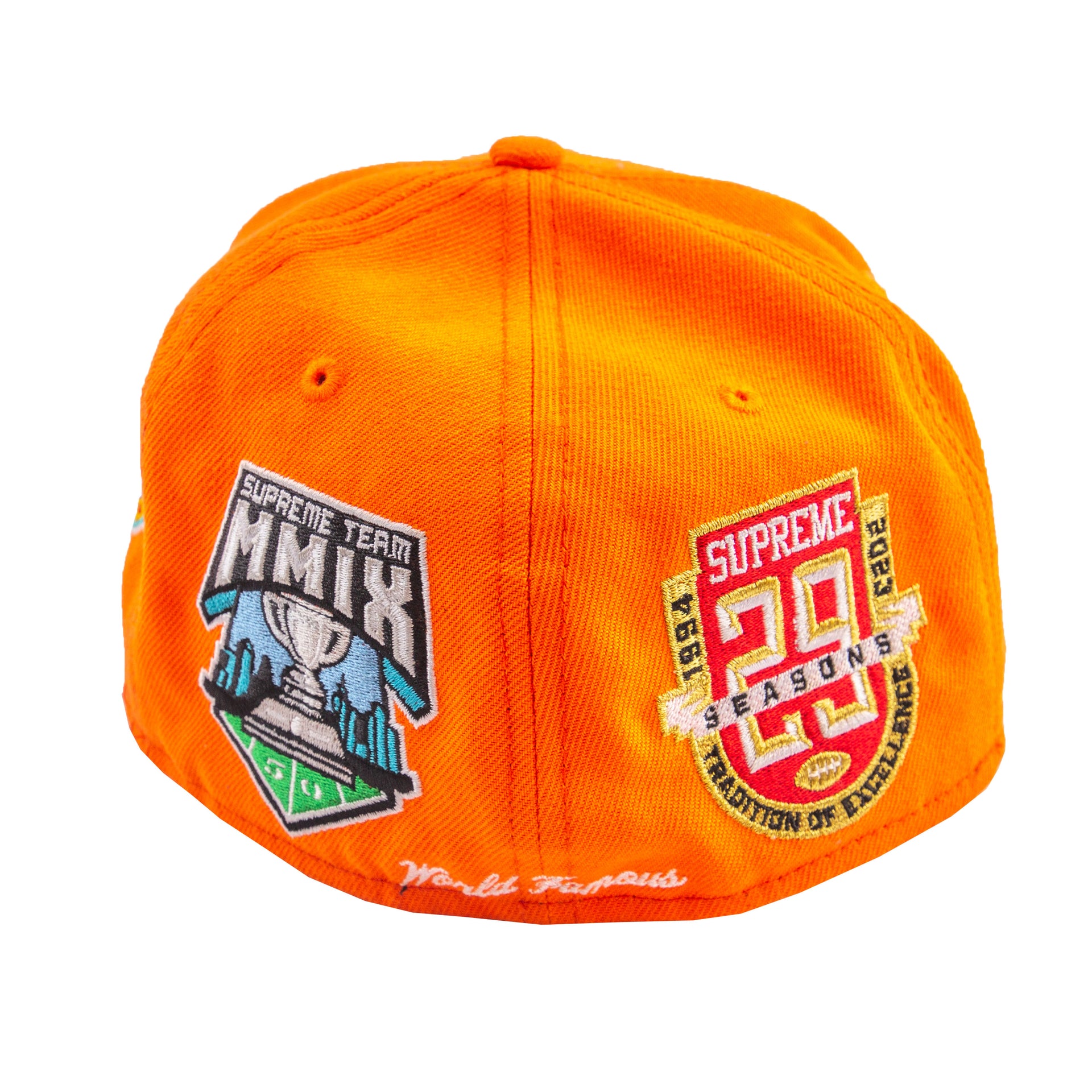 Supreme Orange Championships New Era Fitted Hat PRE-OWNED