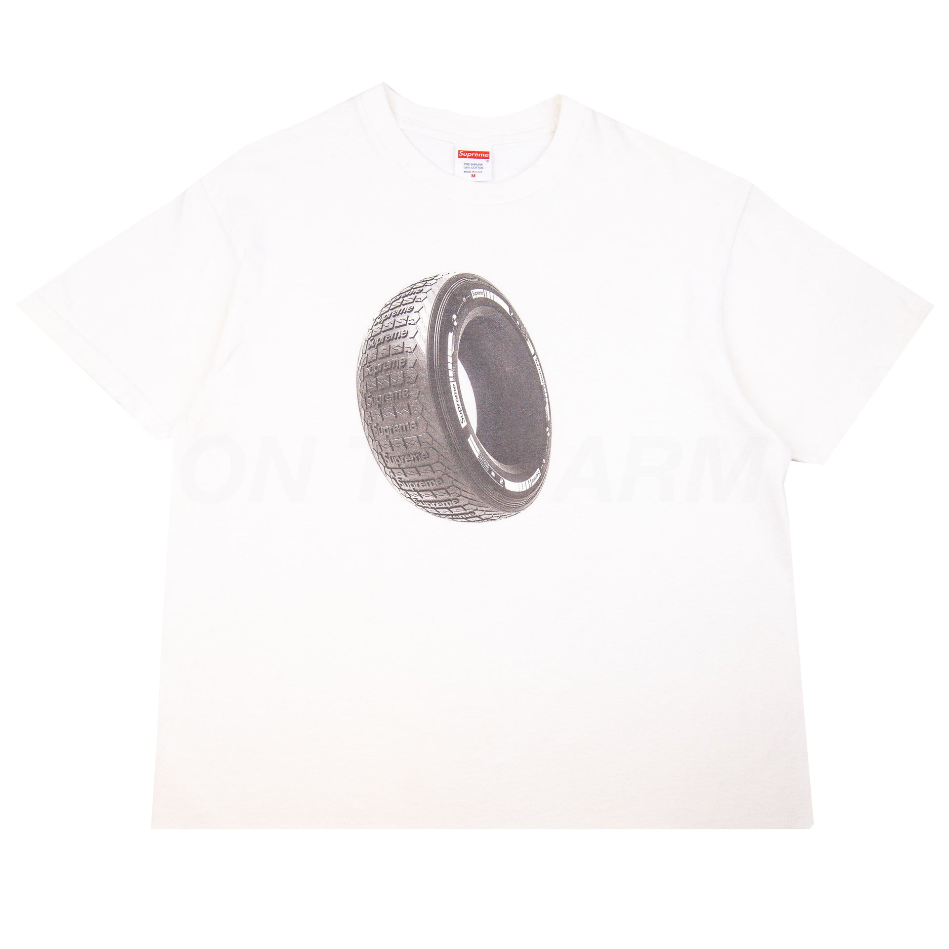 Supreme White Tire Tee PRE-OWNED