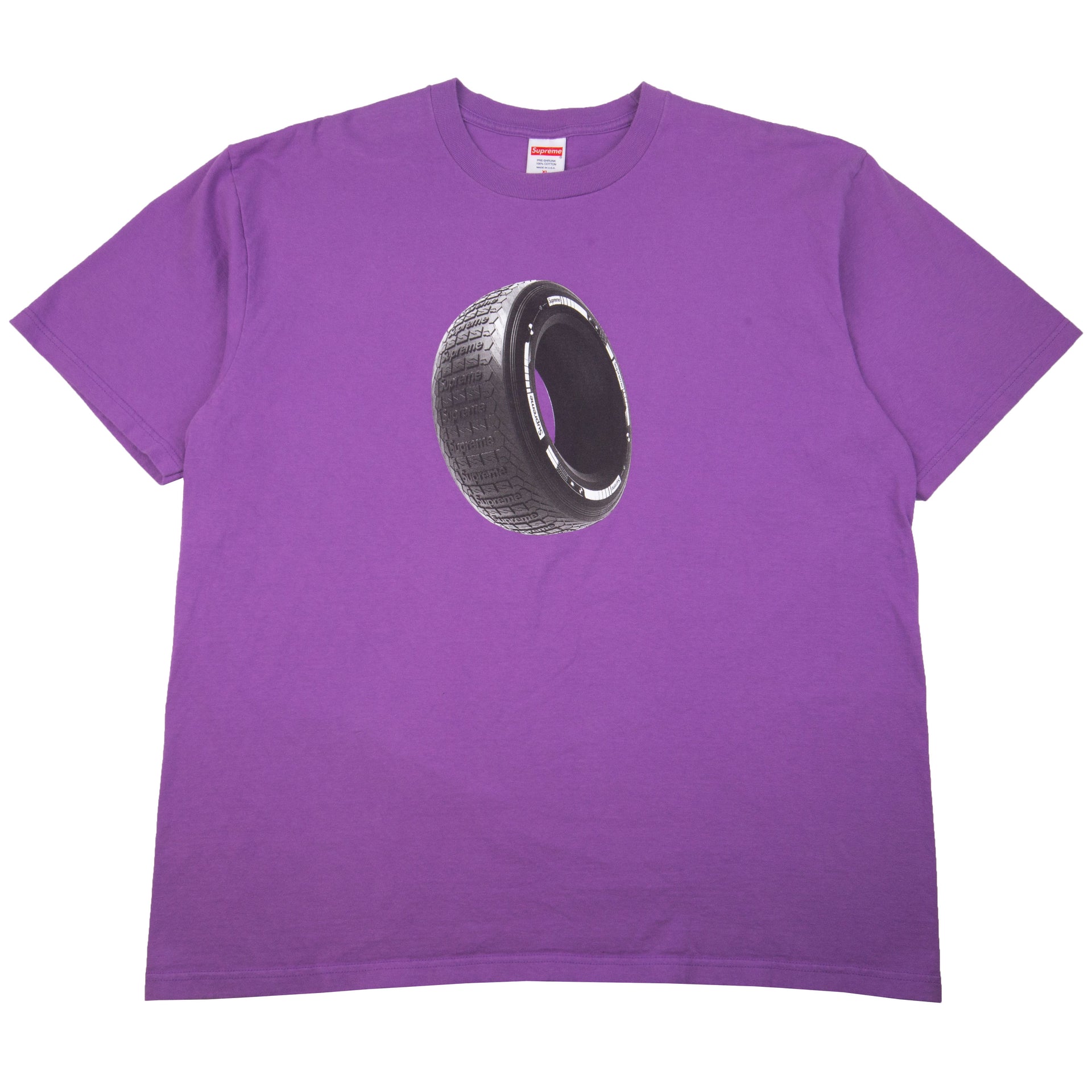 Supreme Purple Tire Tee PRE-OWNED