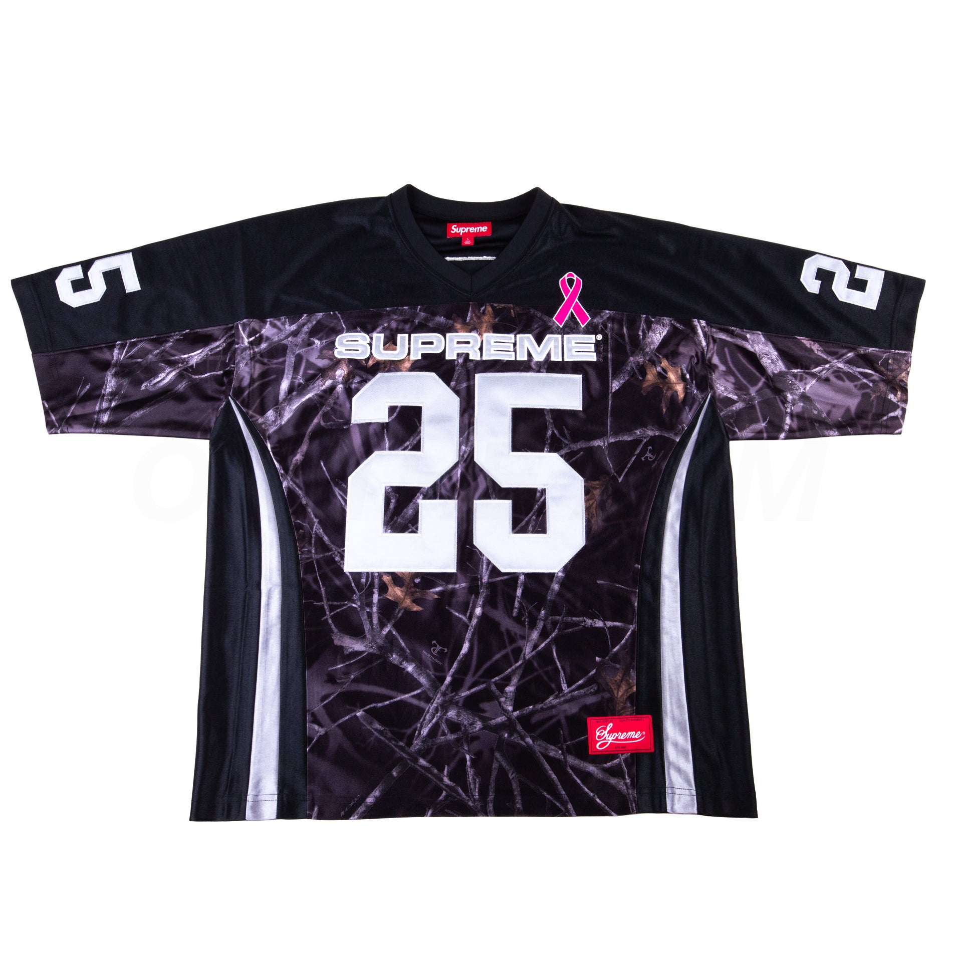 Supreme Black Breast Cancer Awareness Jersey