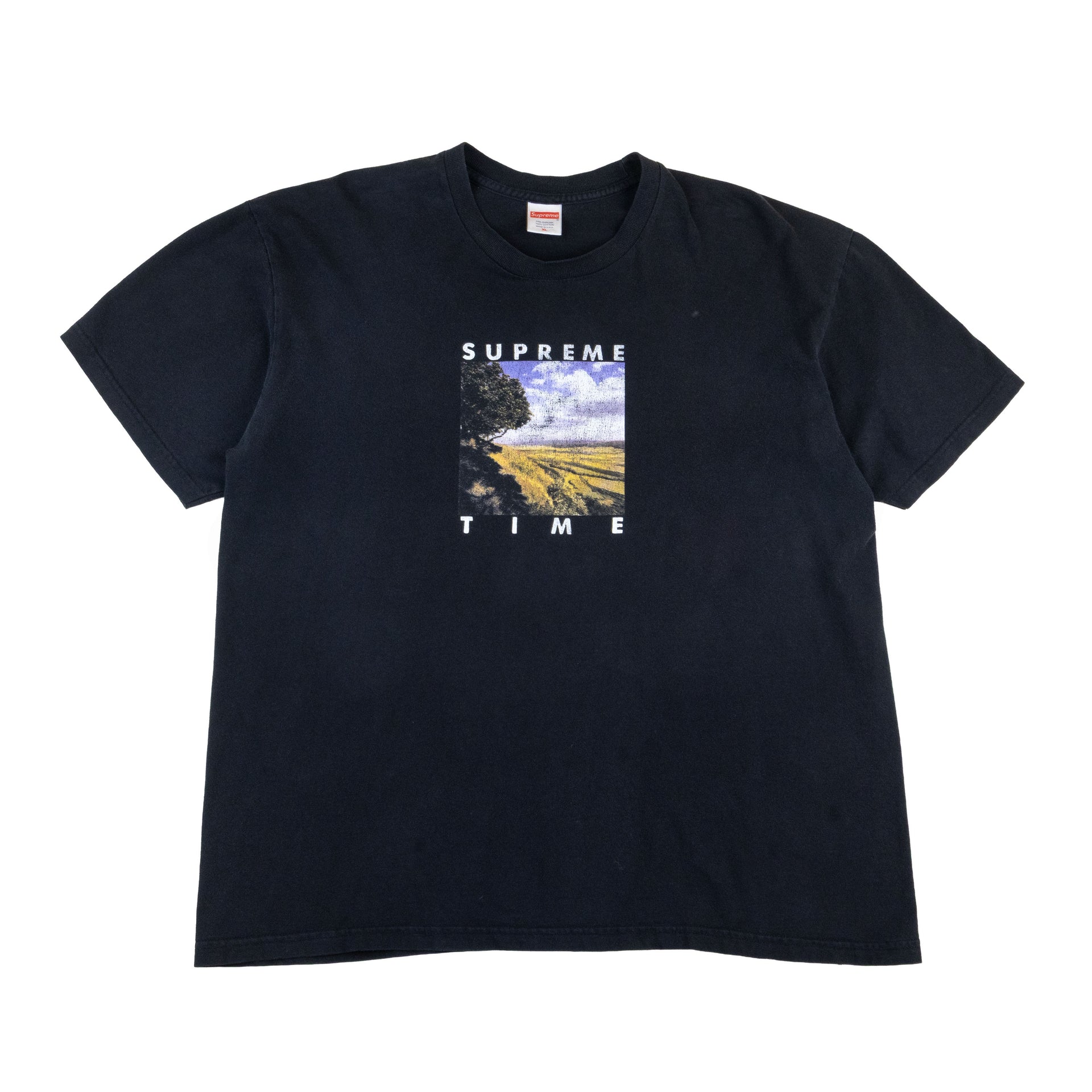 Supreme Black Supreme Time Tee PRE-OWNED