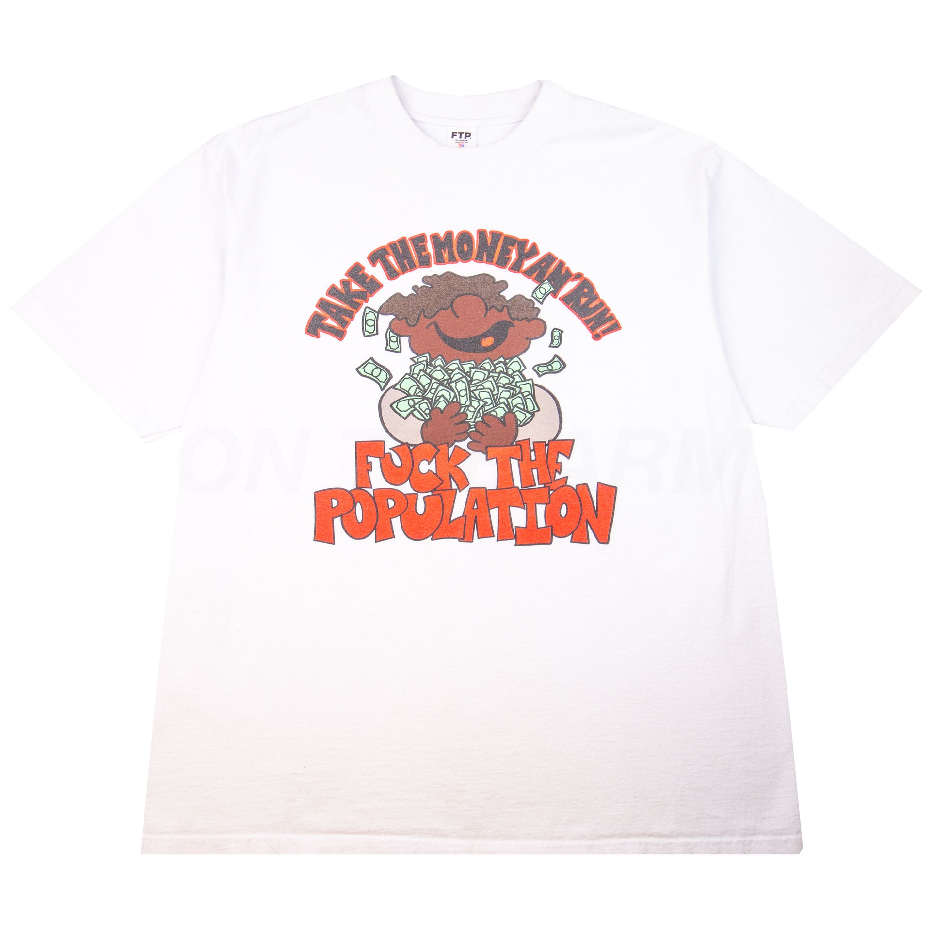 FTP White Take The Money Tee PRE-OWNED