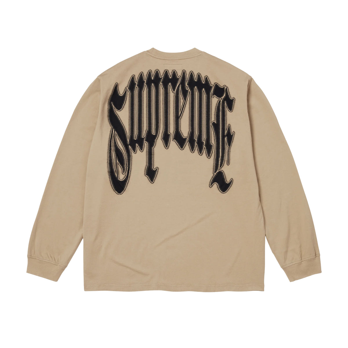 Supreme Tan Intarsia L/S Top