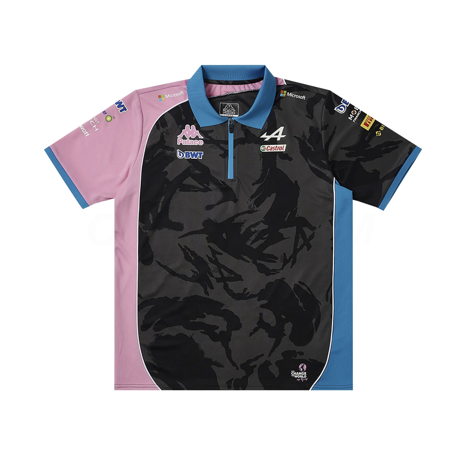 Palace Night Desert Camo Alpine Kappa F1 Tech Polo