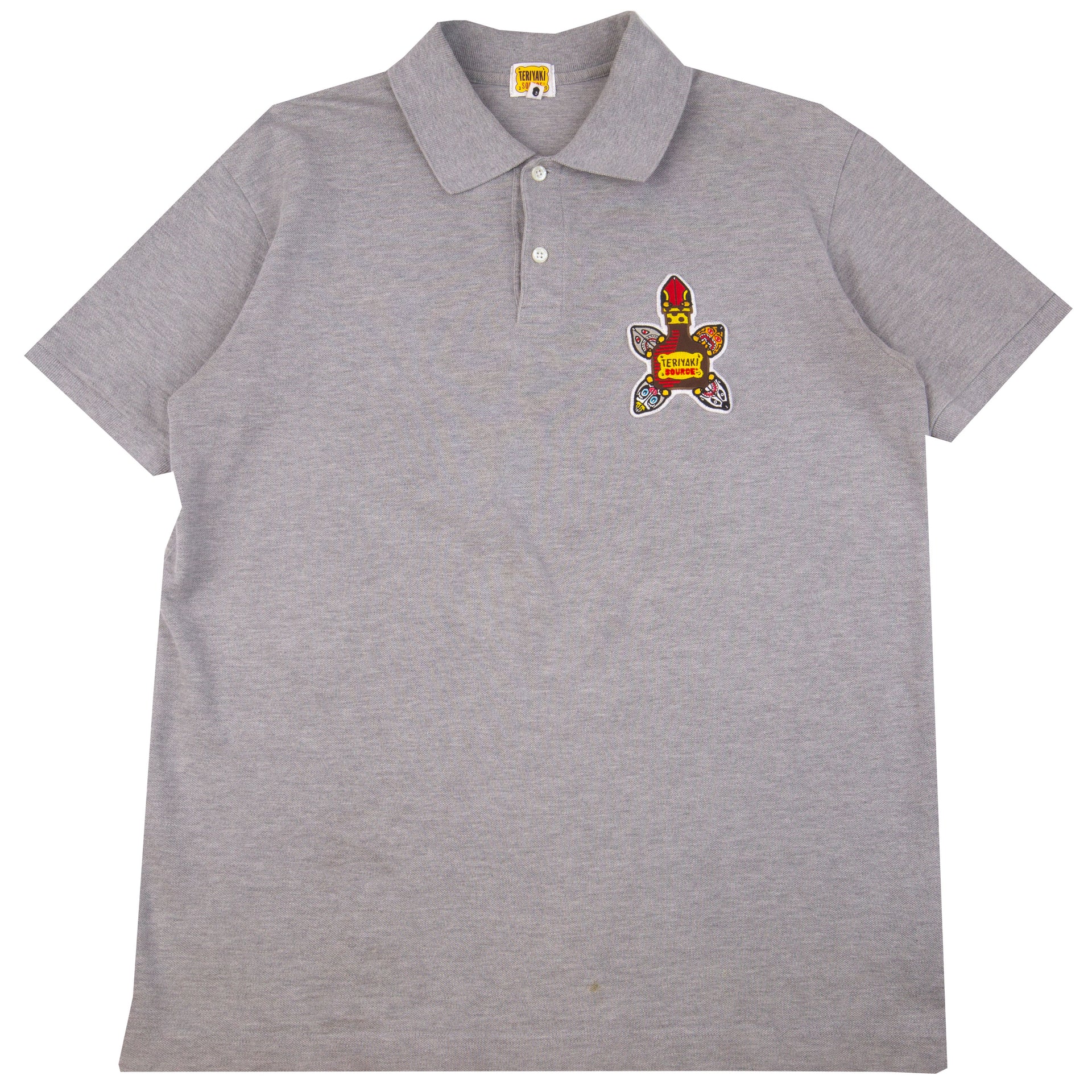 Bape Grey Teriyaki Boyz Polo (2000's) PRE-OWNED