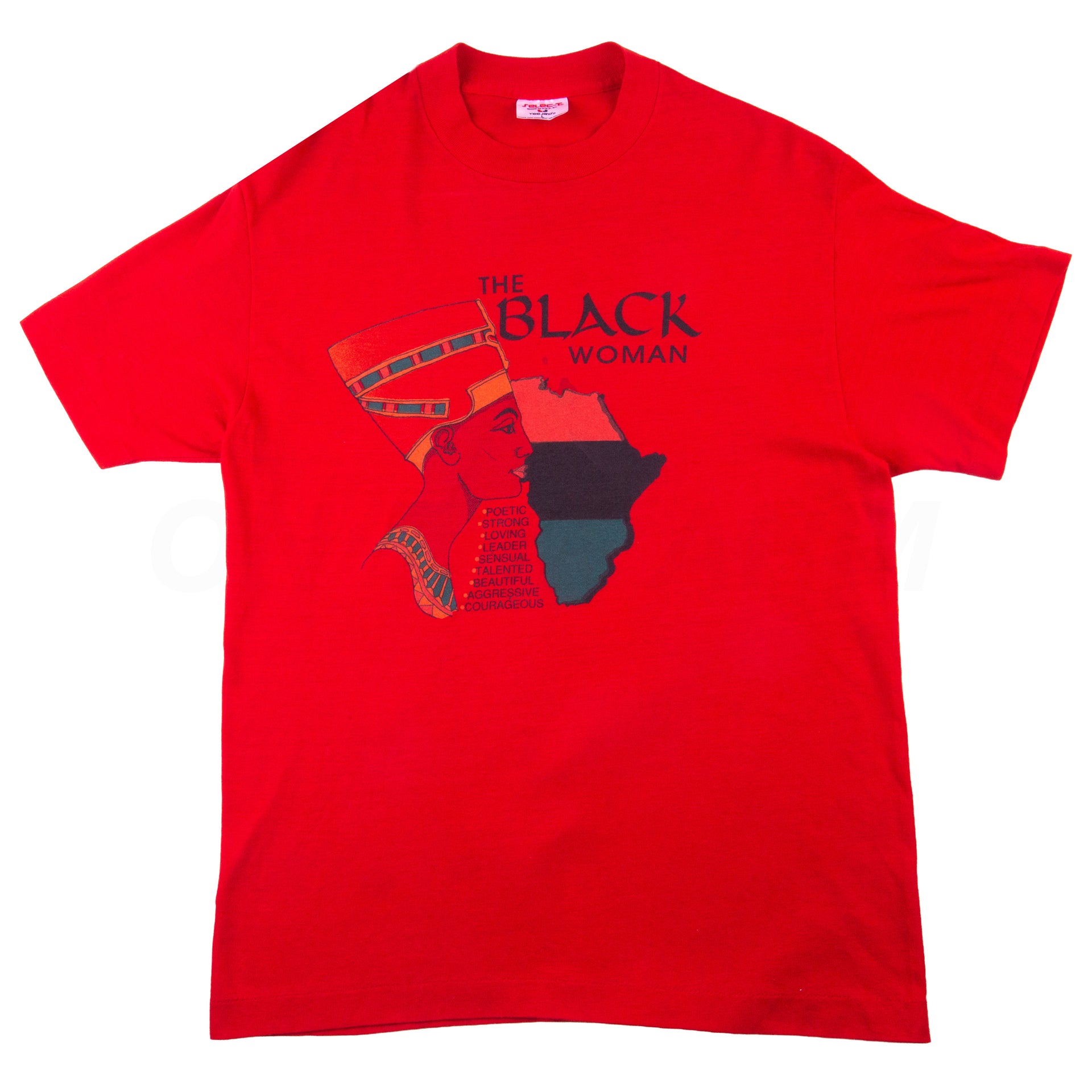 Vintage Red Black Women Tee (1990's)