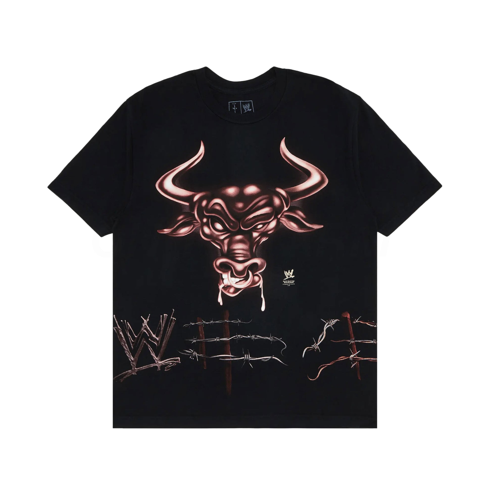 Travis Scott Black WWE Wrestlemania The Rock Tee