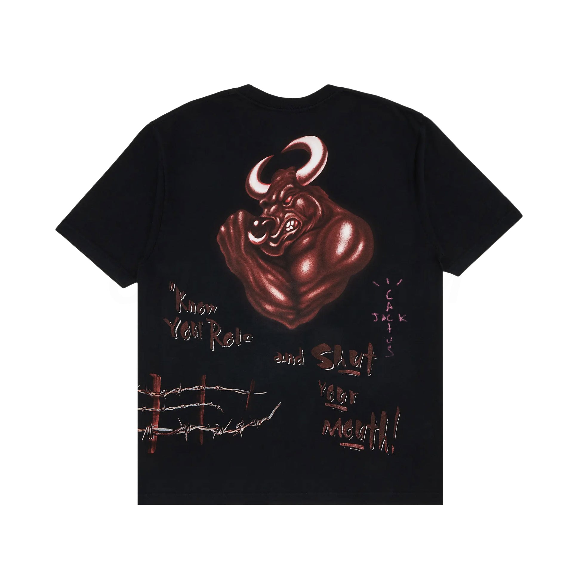 Travis Scott Black WWE Wrestlemania The Rock Tee