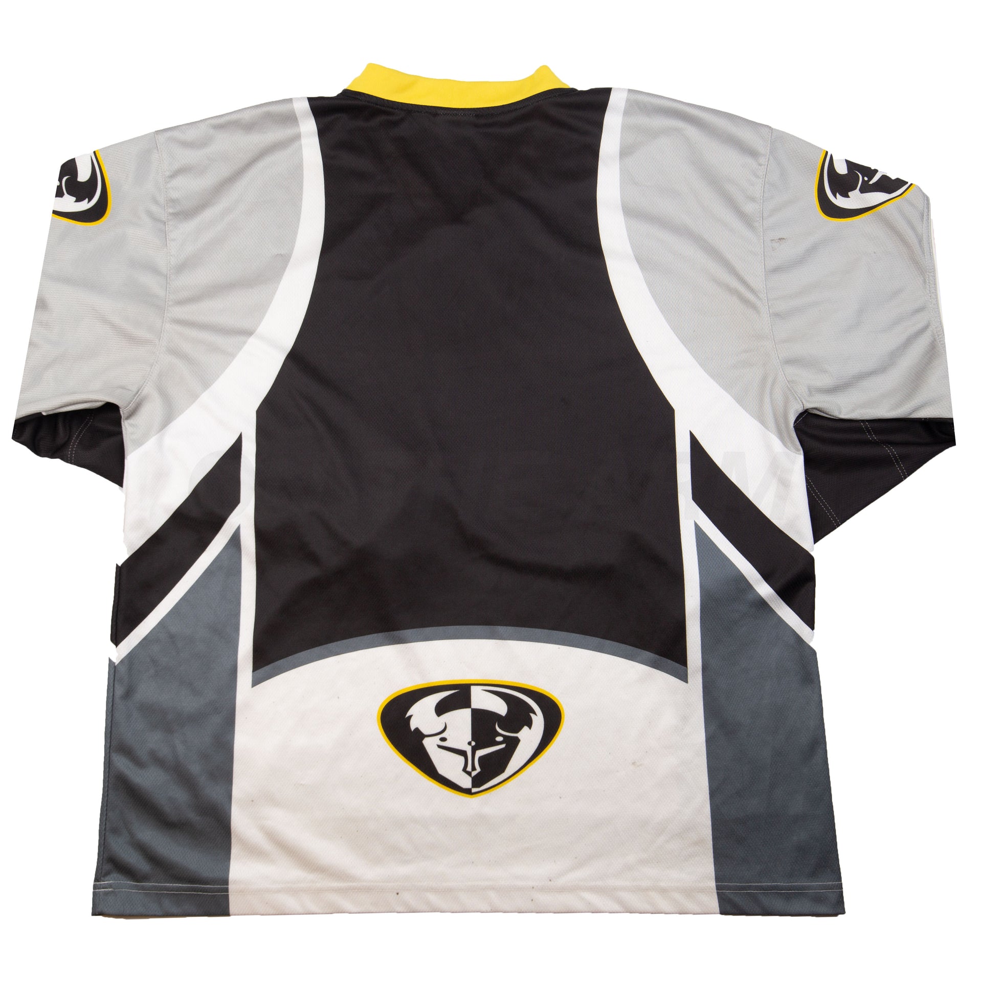Vintage Black/White/Grey Thor Moto Jersey (2000's)