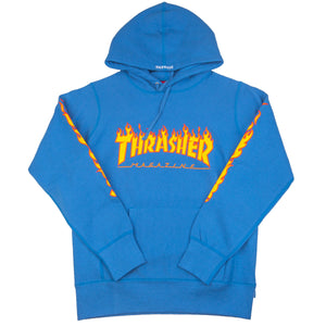 Supreme Blue Thrasher Hoodie PRE-OWNED