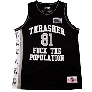 FTP Black Thrasher Basketball Jersey