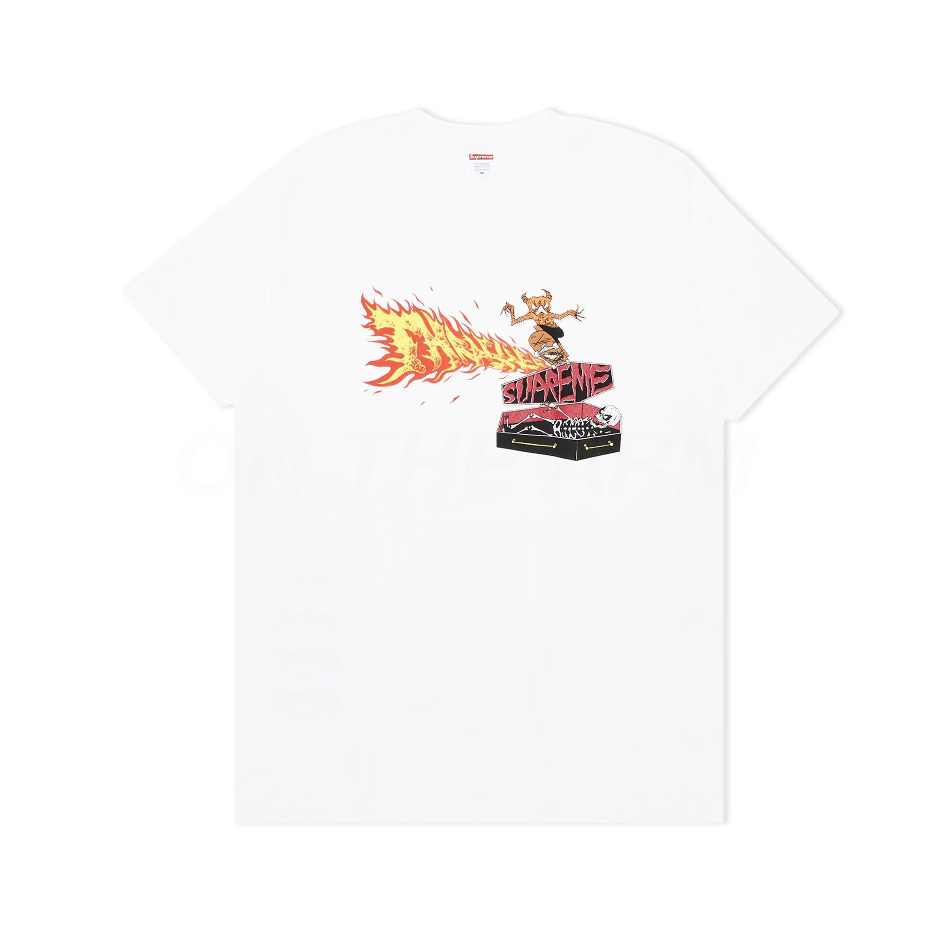 Supreme White Thrasher Back Tail Tee
