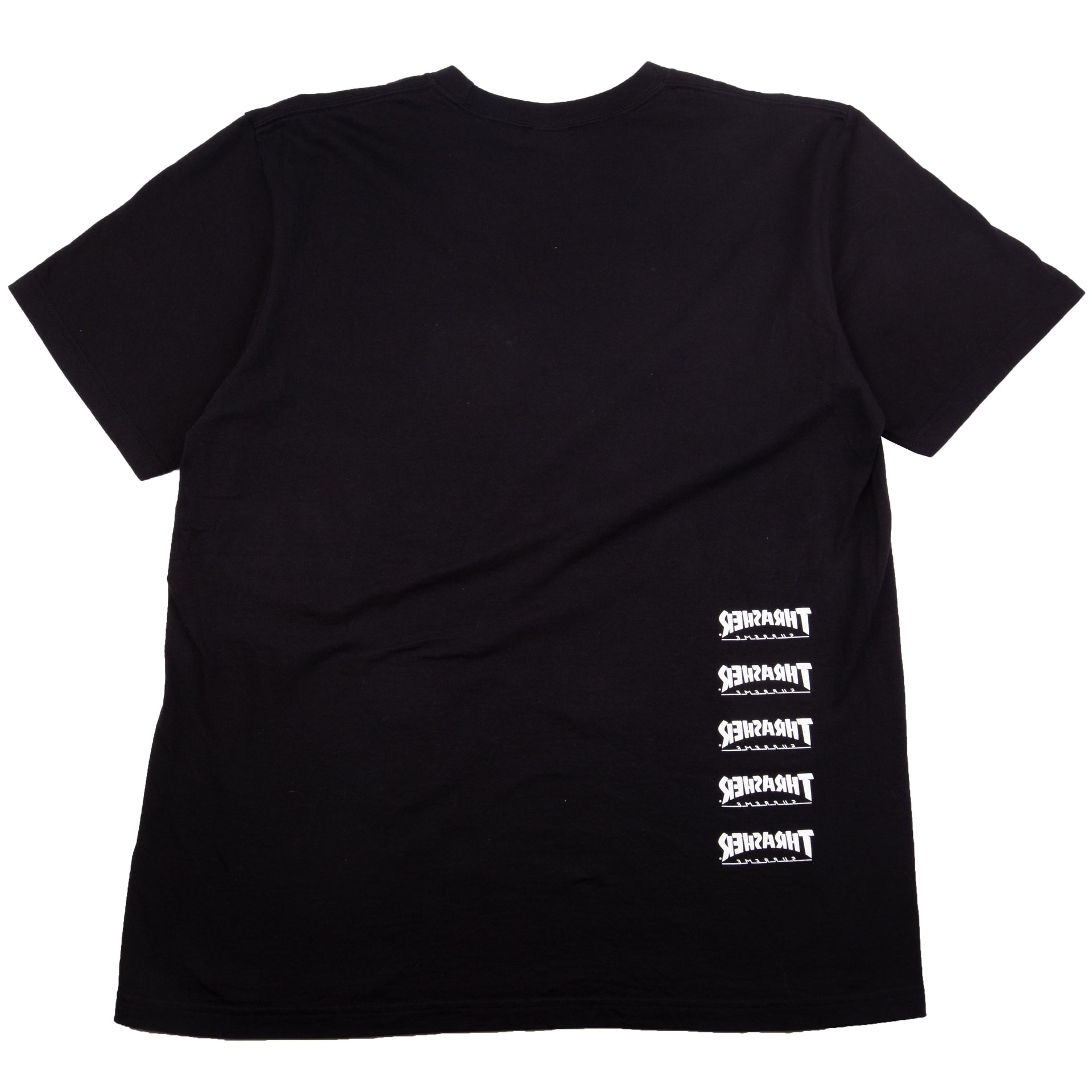 Supreme Black Thrasher Tee PRE-OWNED