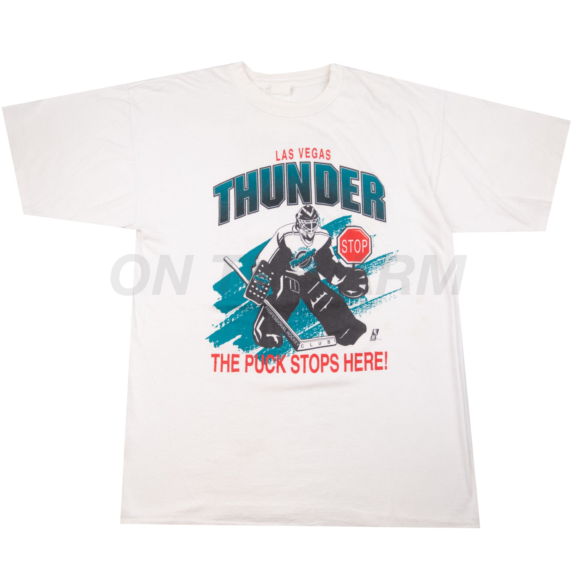 Vintage White Las Vegas Thunder Tee (2000's)