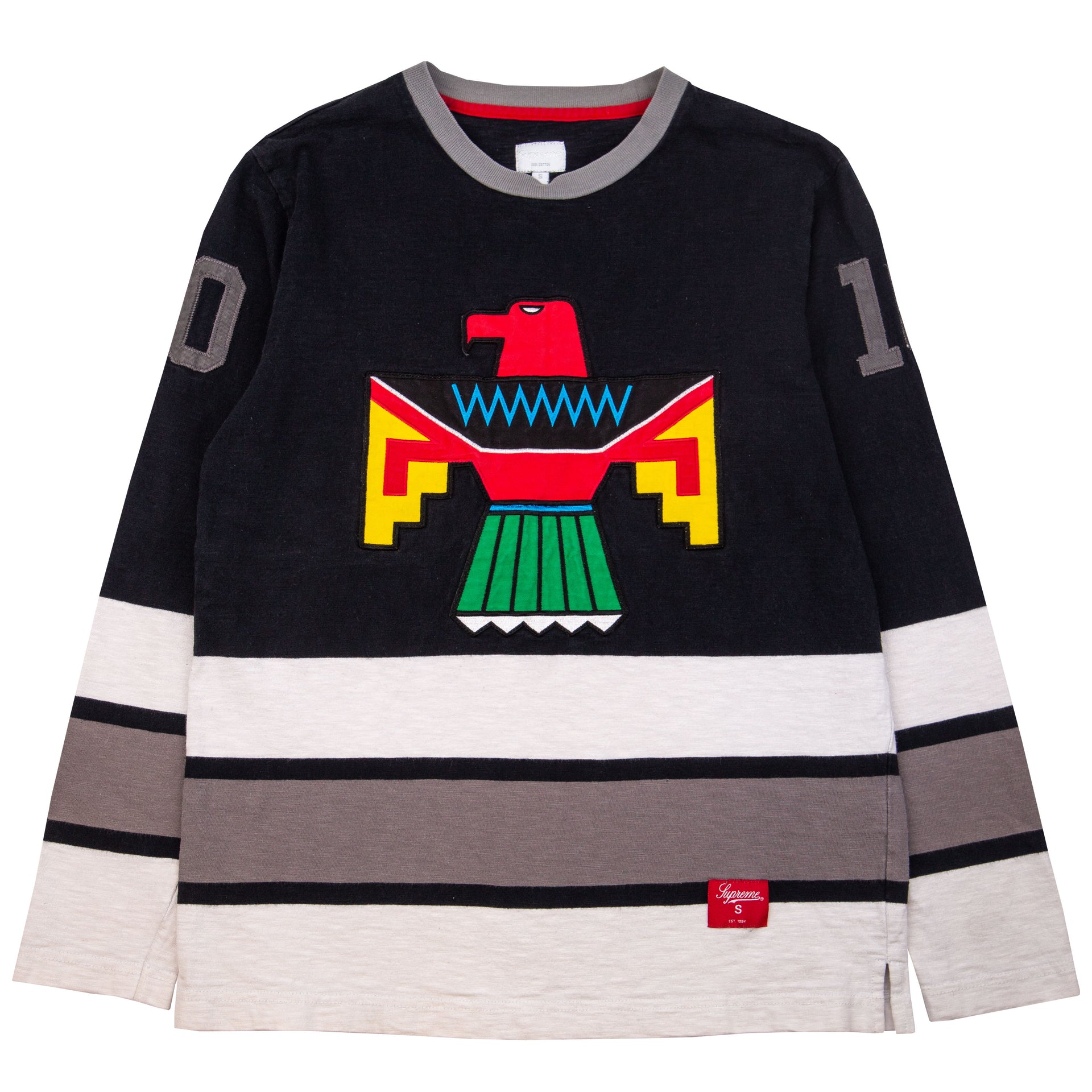 Supreme Black Thunderbird Hockey Jersey (2010) PRE-OWNED