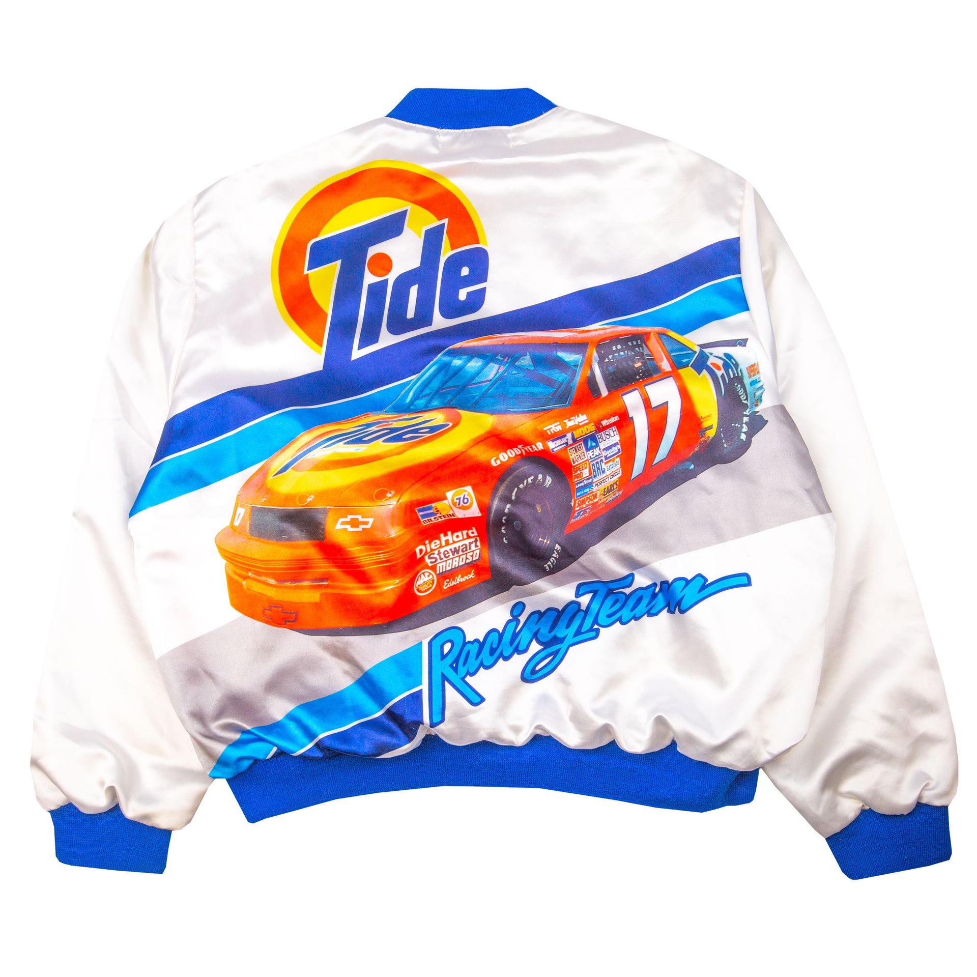 Vintage White Tide Racing Satin Jacket (1990's)