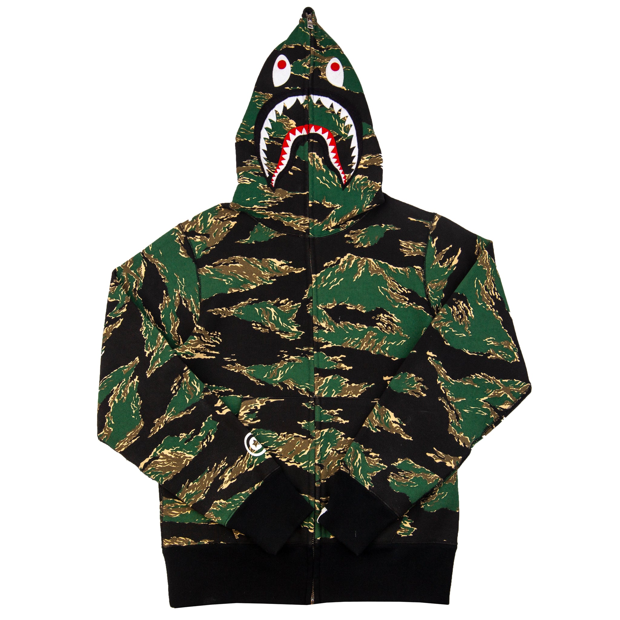 Bape Tiger Camo Shark Full Zip PRE-OWNED