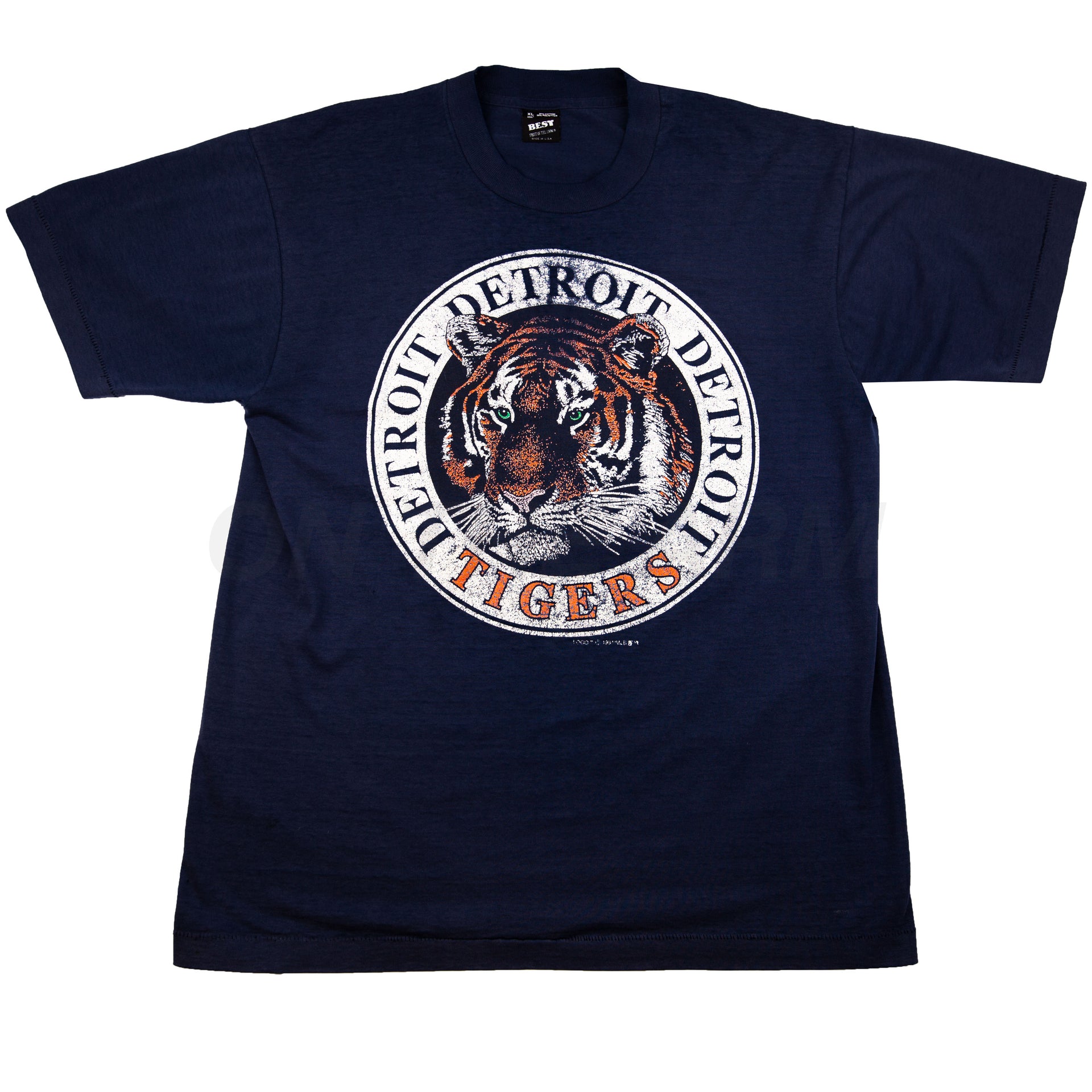 Vintage Navy Detroit Tigers Tee (1991)