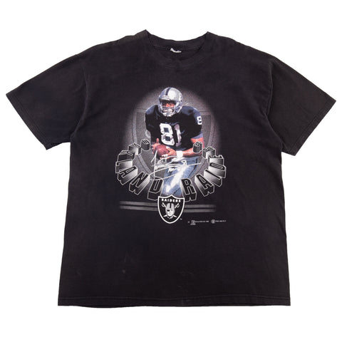 Vintage Black Oakland Raiders Tim Brown Tee (1998)