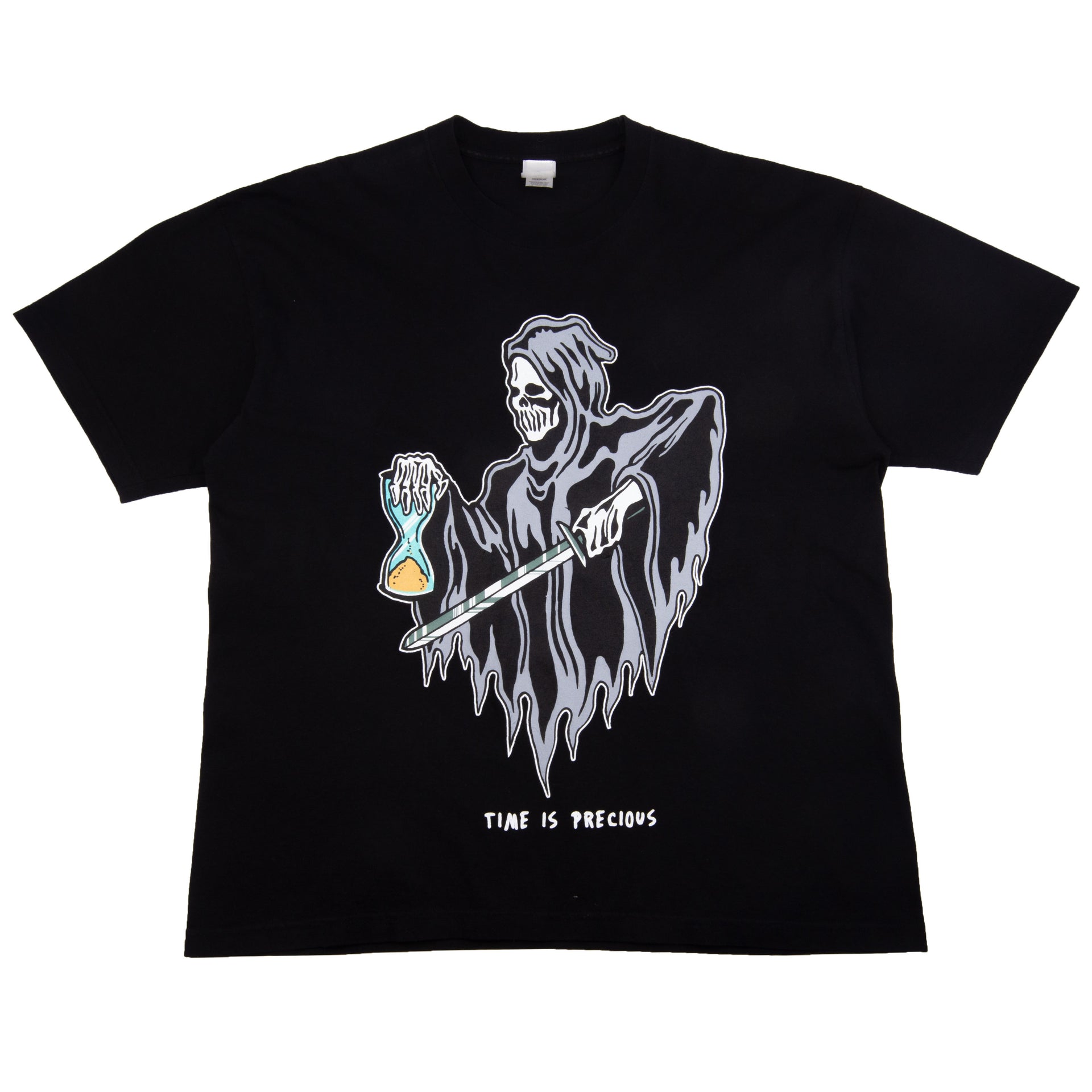 Warren Lotas Black Time Is Precious Tee PRE-OWNED
