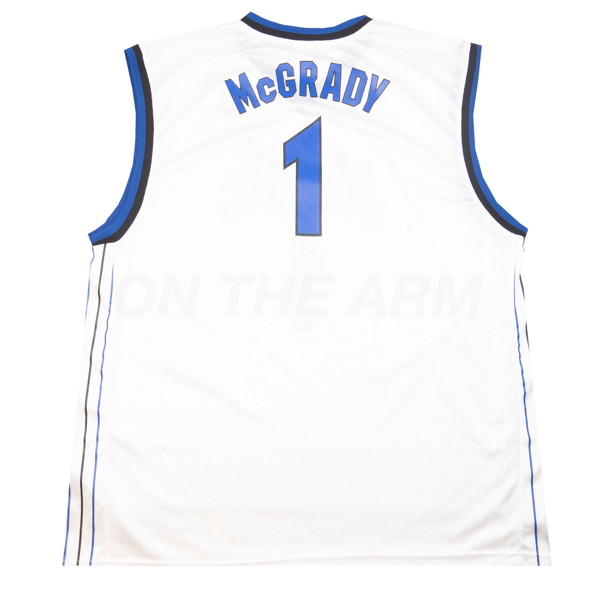 Vintage White McGrady Reebok Jersey (2000's)