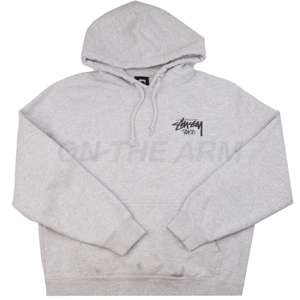 Stussy Grey Tokyo Chapter Hoodie PRE-OWNED