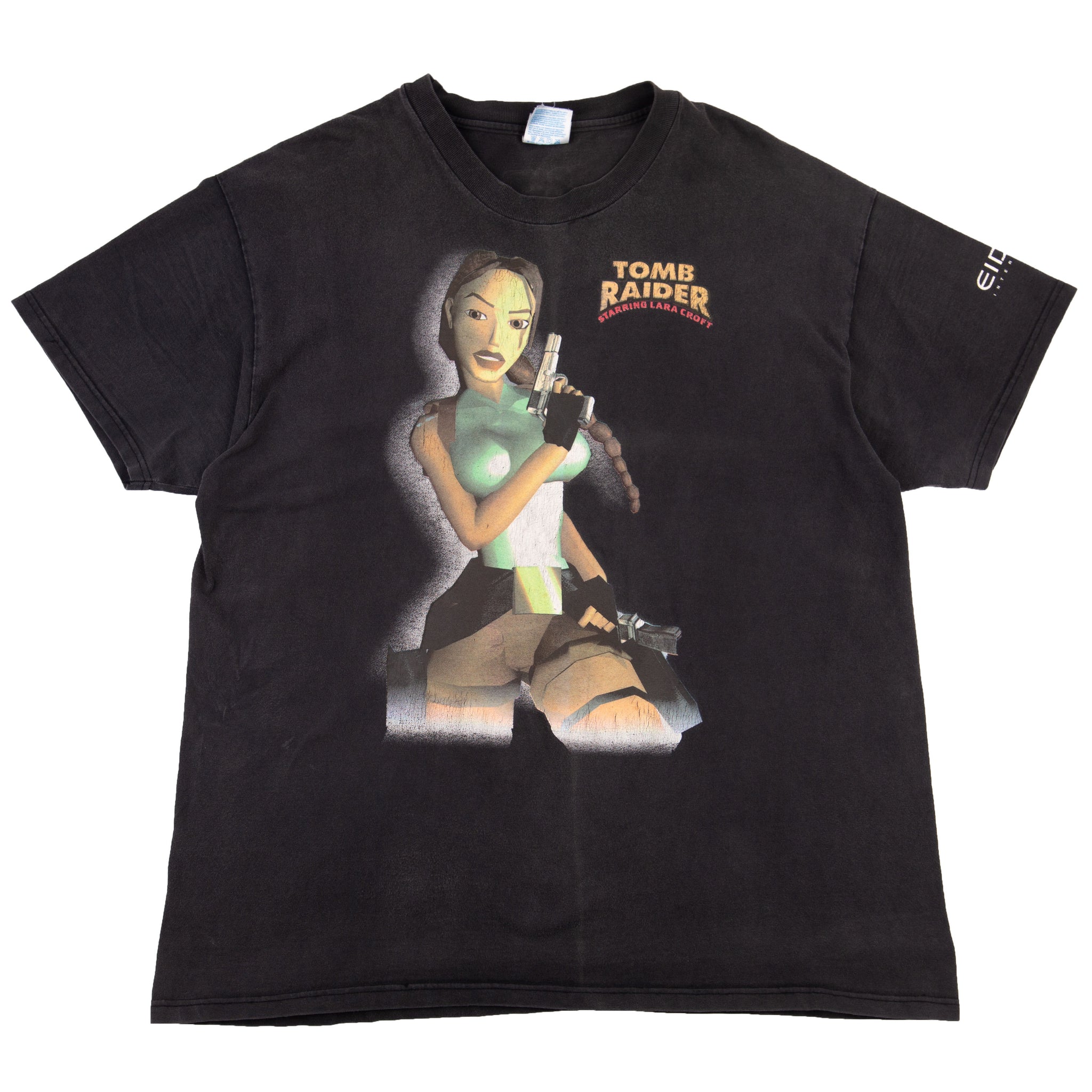 Vintage Black Tomb Raider Lara Croft Promo Tee (1990's)