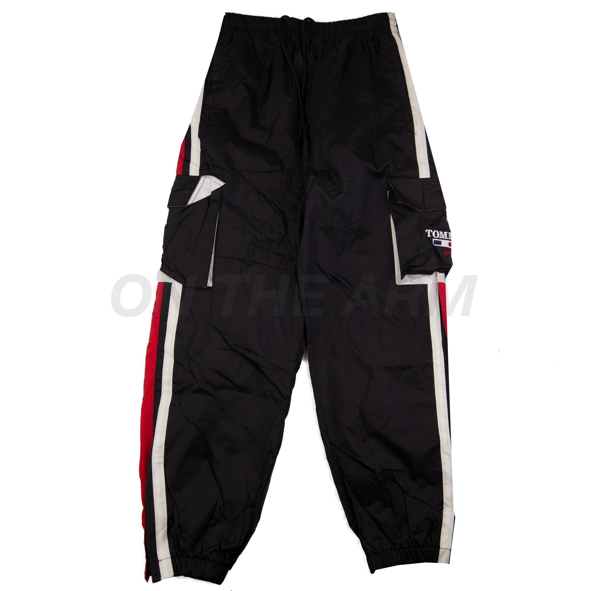 Vintage Black/Red Tommy Boot Pants (1990's)