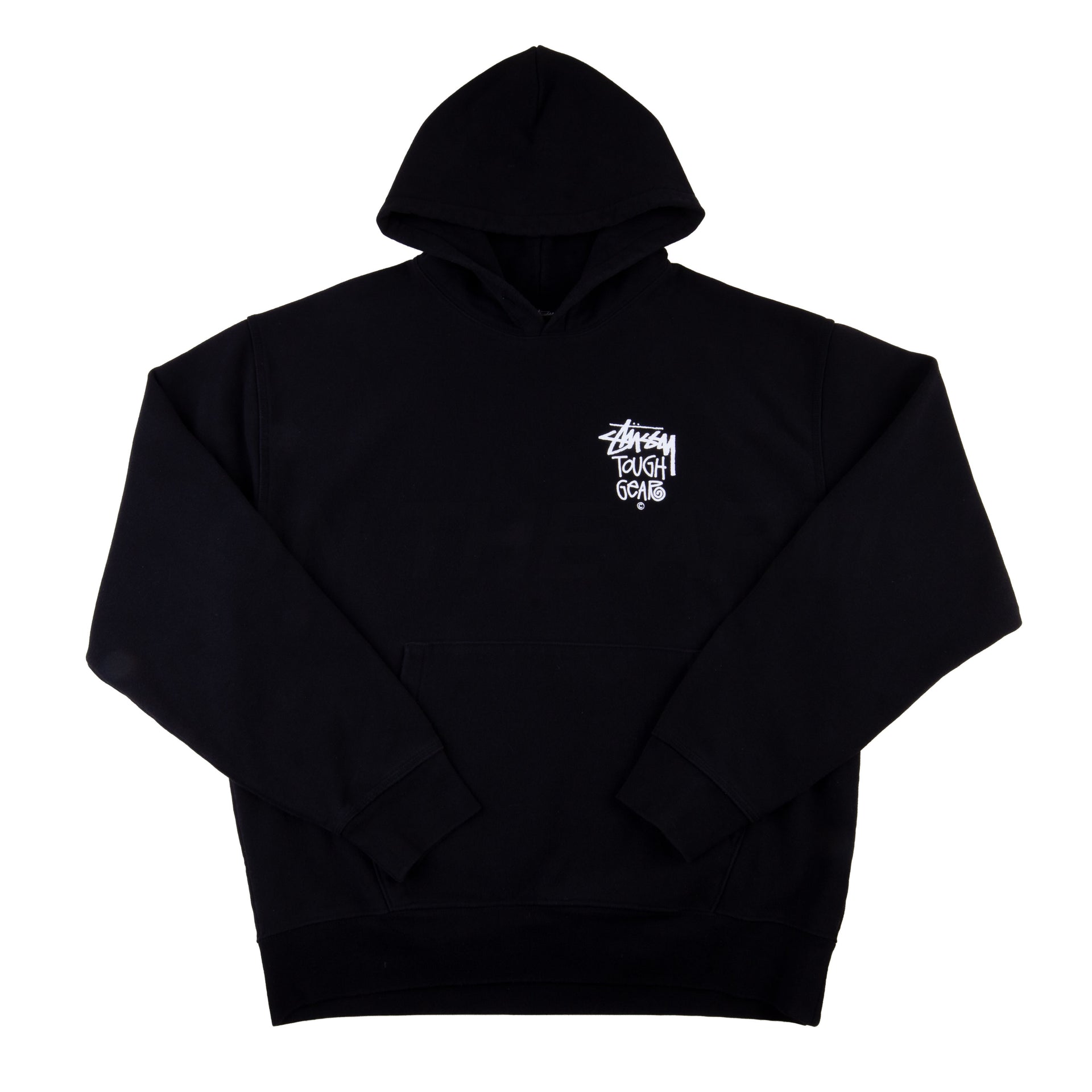 Stussy Black Tough Gear Hoodie PRE-OWNED