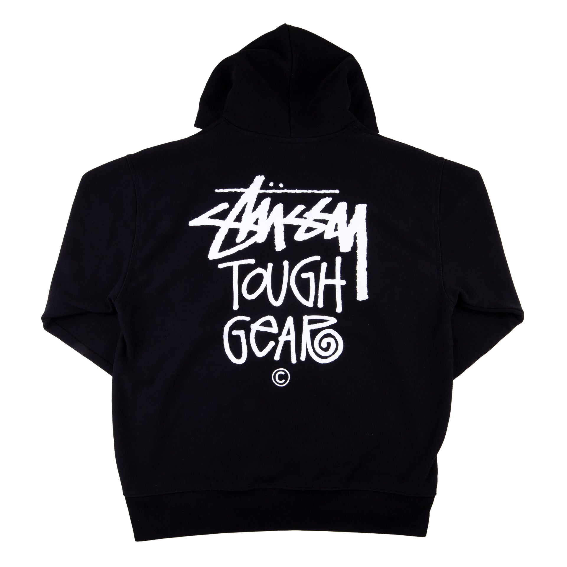 Stussy Black Tough Gear Hoodie PRE-OWNED