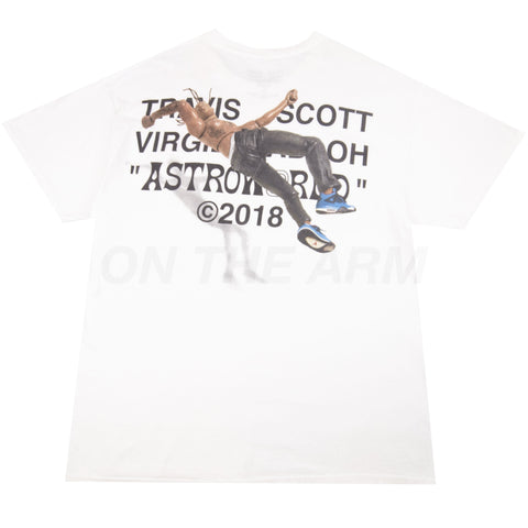 Travis Scott White Virgil Abloh By A Thread Pocket Tee PRE-OWNED