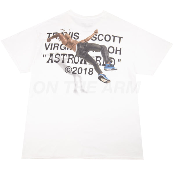 Travis Scott White Virgil Abloh By A Thread Pocket Tee