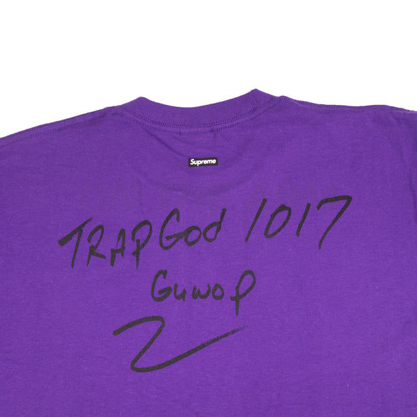 Supreme Purple Gucci Mane Photo Tee