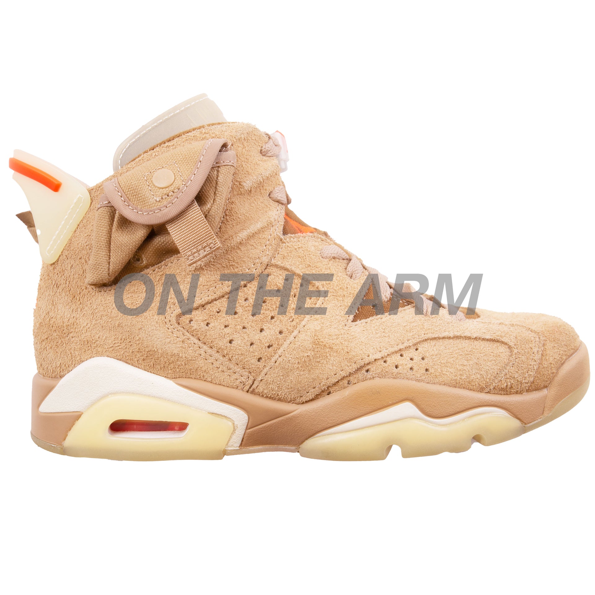Nike British Khaki Travis Scott Air Jordan 6 PRE OWNED