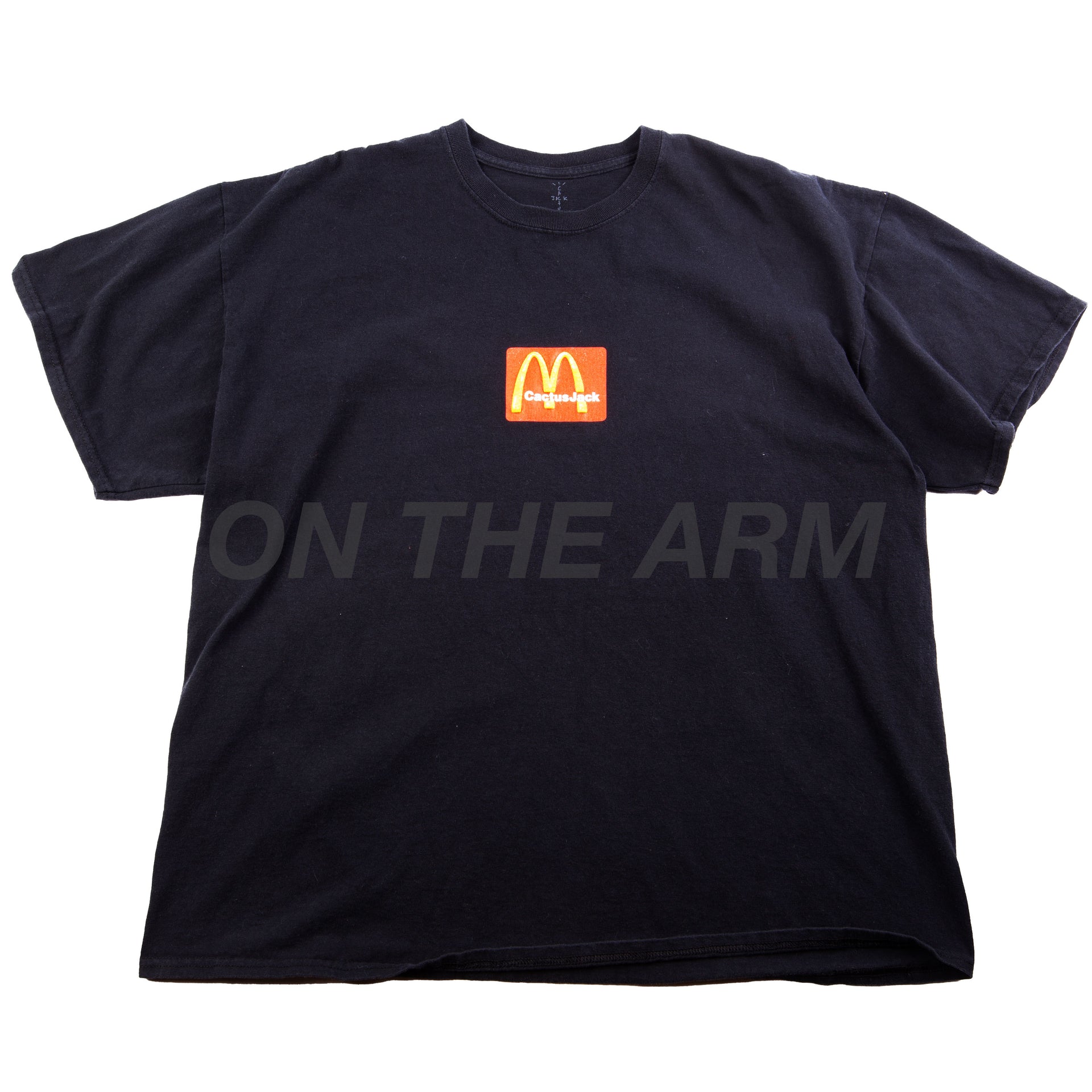 Travis Scott Black McDonalds Sesame Tee PRE-OWNED