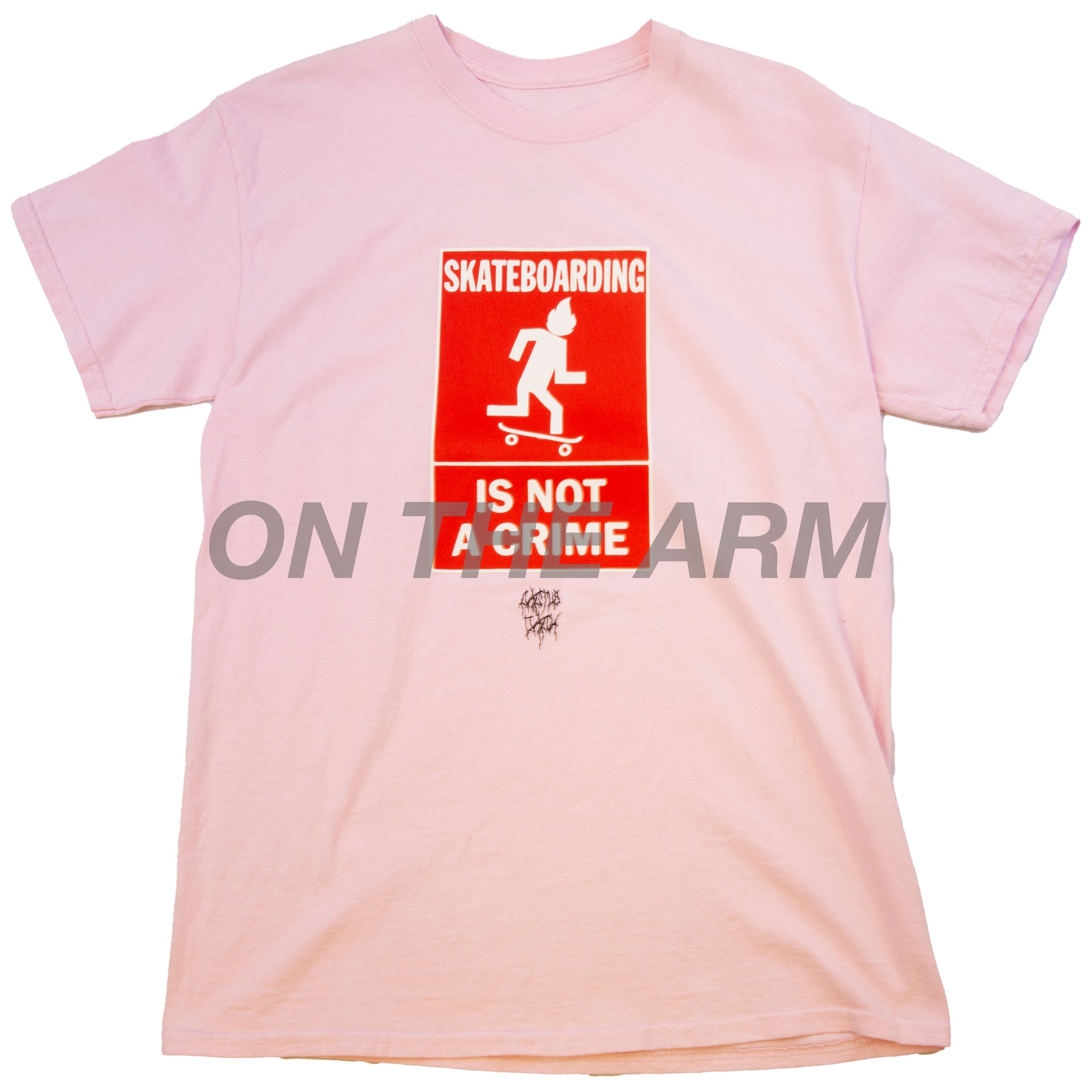 Travis Scott Pink Not A Crime Tee