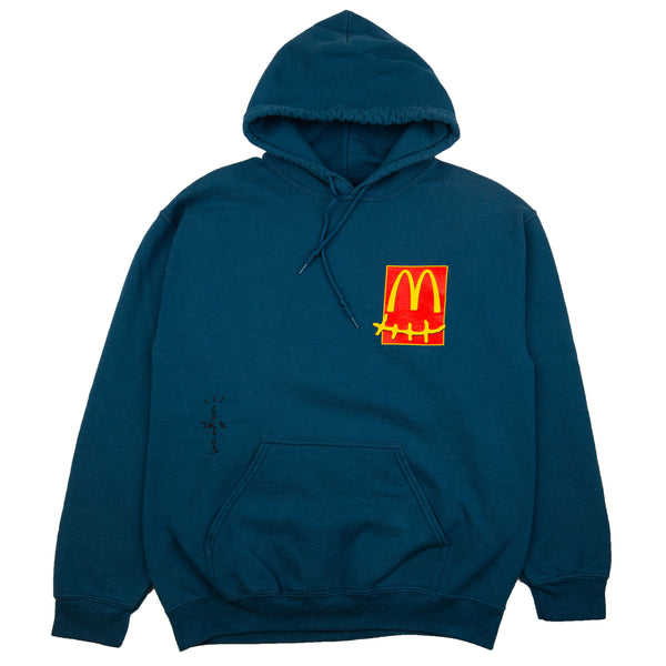 Travis Scott Blue McDonalds Hoodie PRE-OWNED