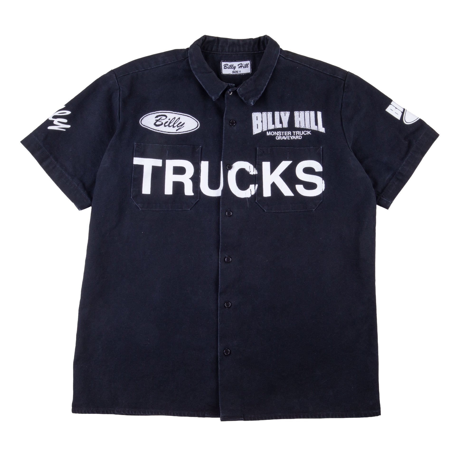 Billy Hill Black Trucks Button Up PRE-OWNED